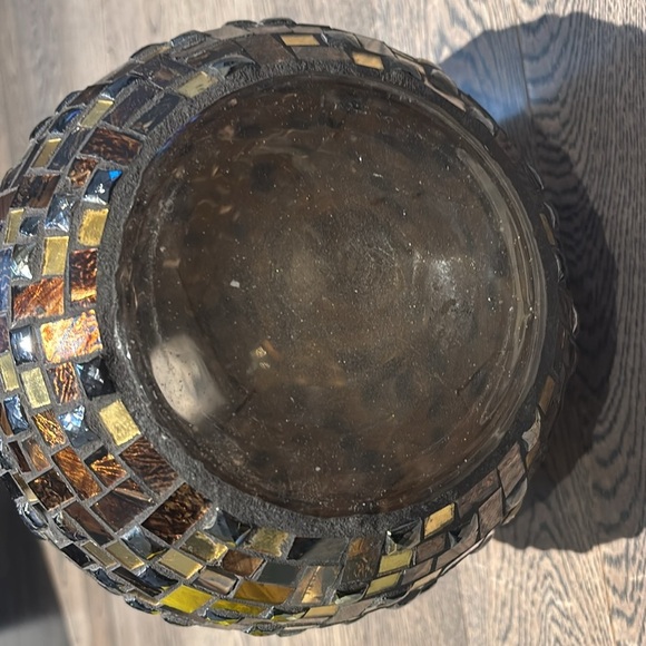 Vintage Mosaic Glass textured Vase - Picture 9 of 15